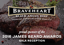Proud Sponsor of the 2016 James Beard Awards Gala Reception